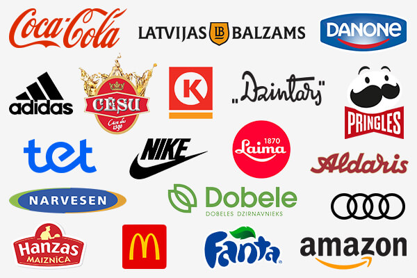 Labu logotipu piemēri